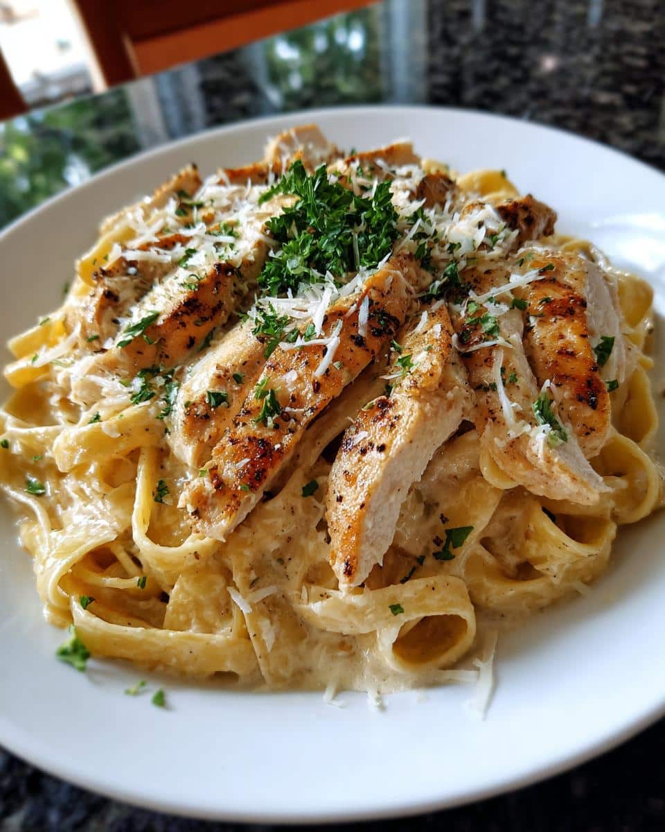 Classic chicken Alfredo - detail 1