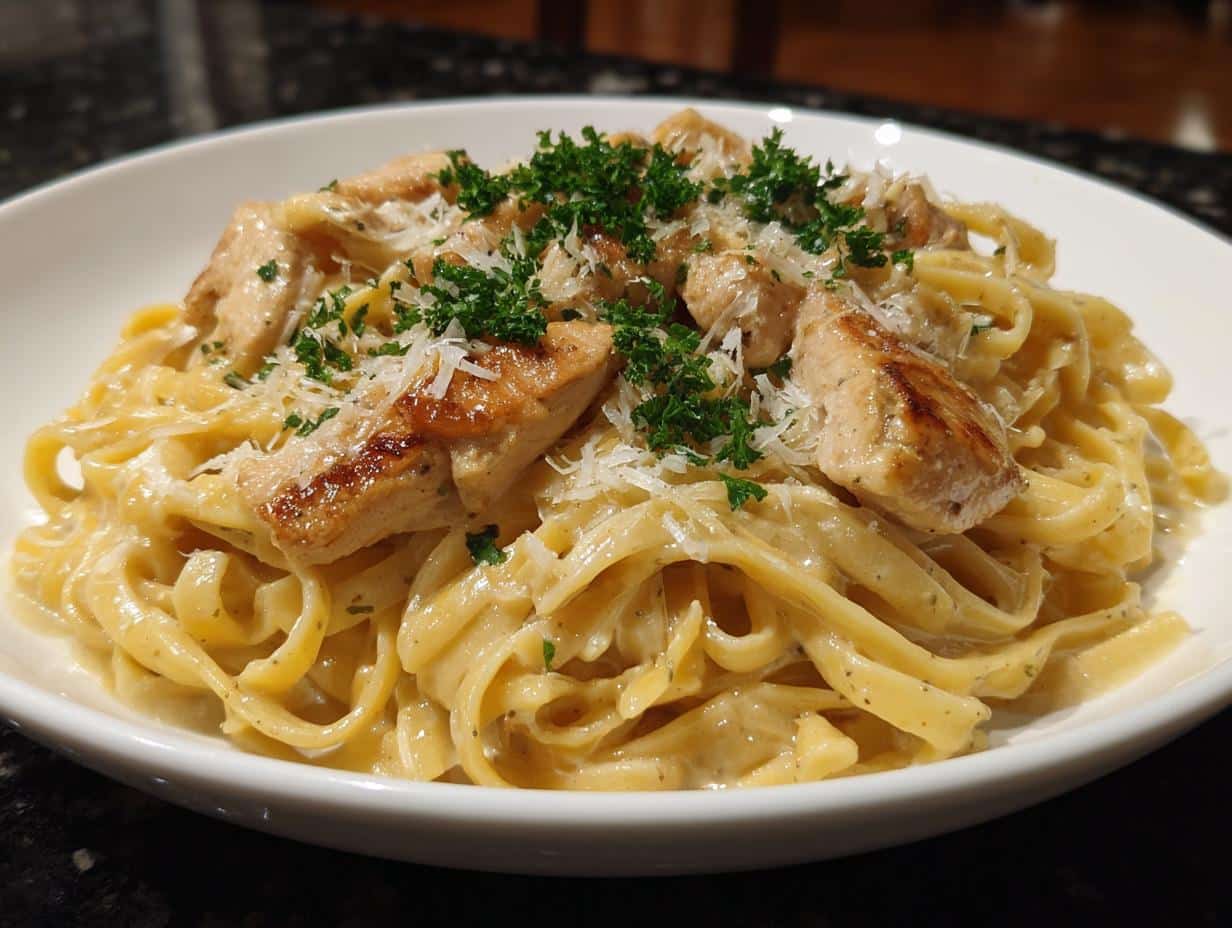 Classic chicken Alfredo - detail 2