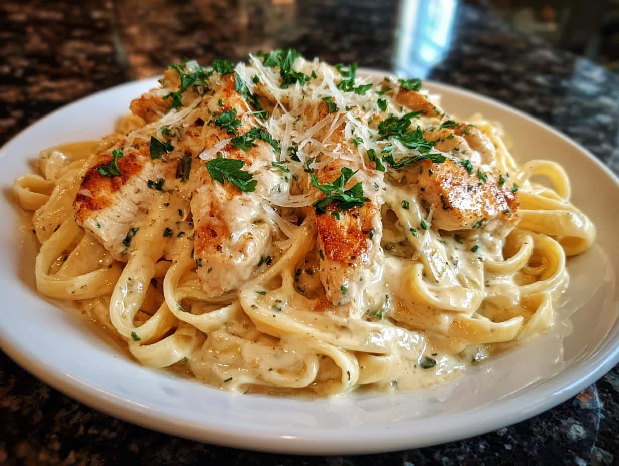 Classic chicken Alfredo