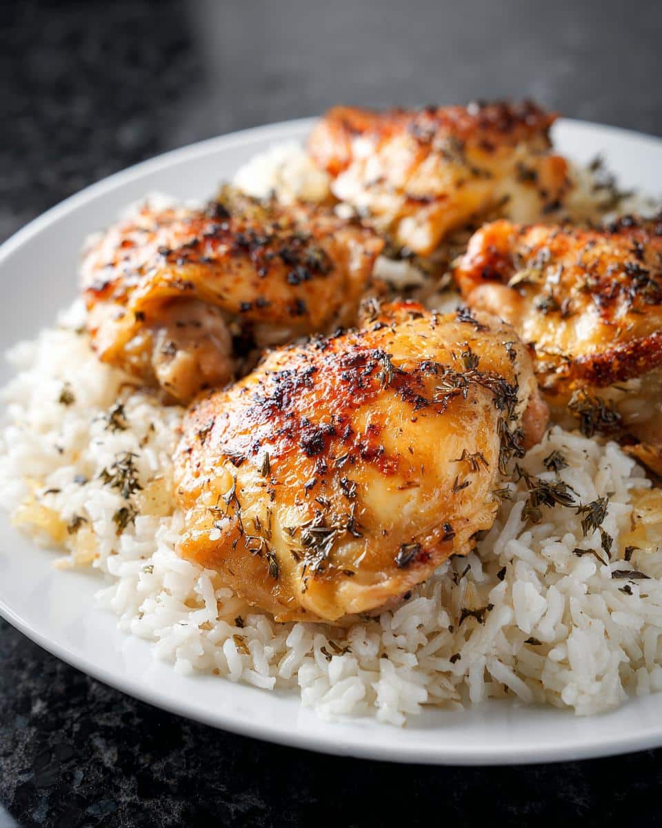 Classic chicken and rice - detail 1