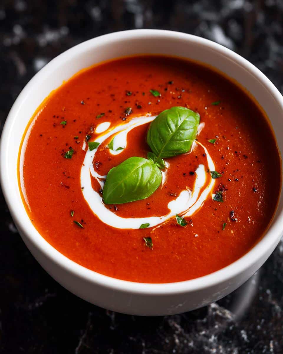 Classic tomato soup - detail 1