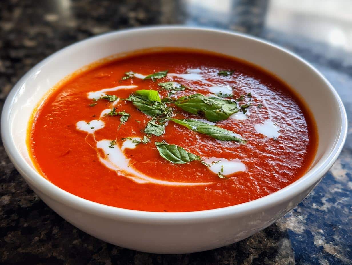 Classic tomato soup - detail 3