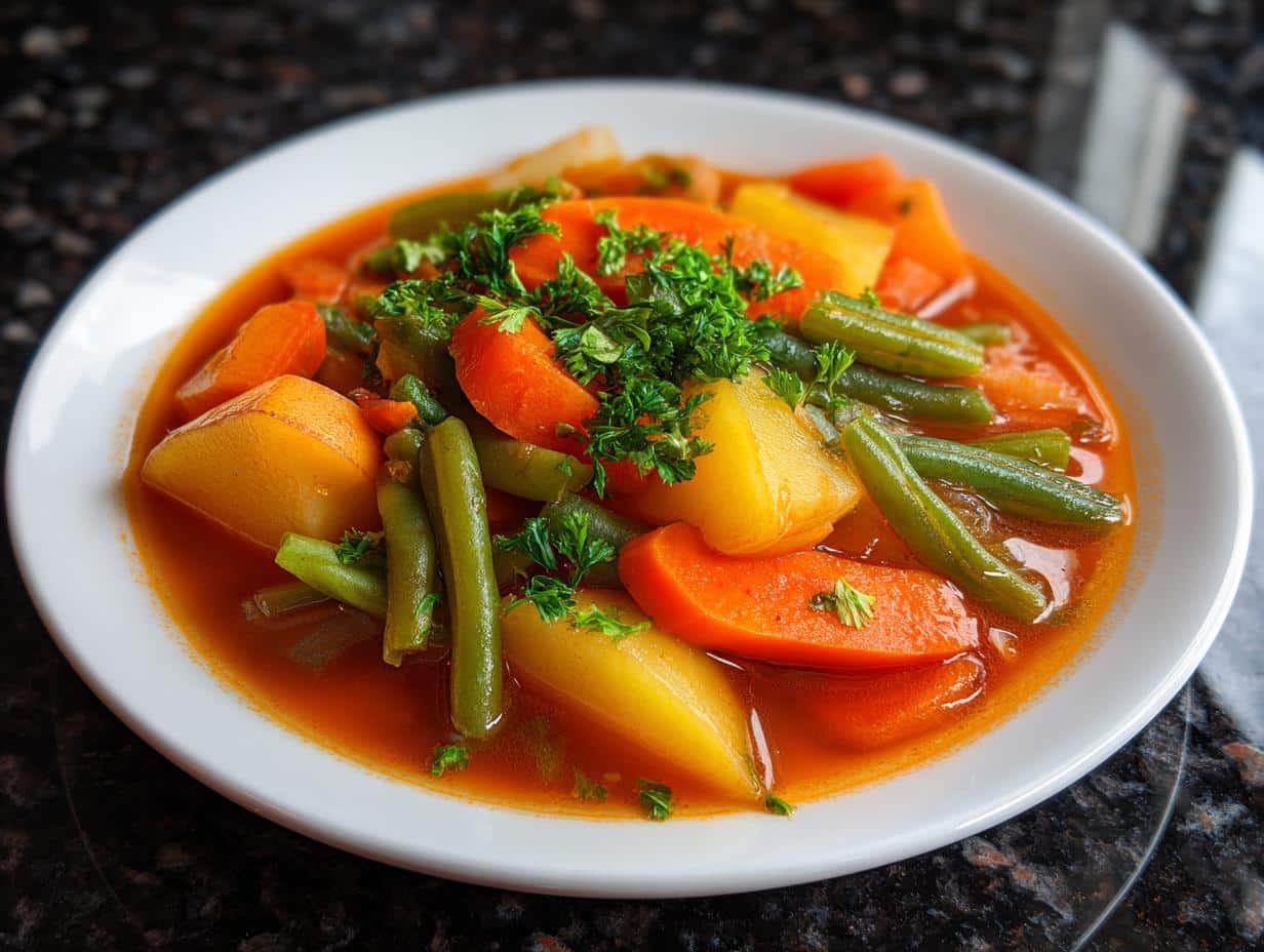 Classic vegetable soup - detail 3