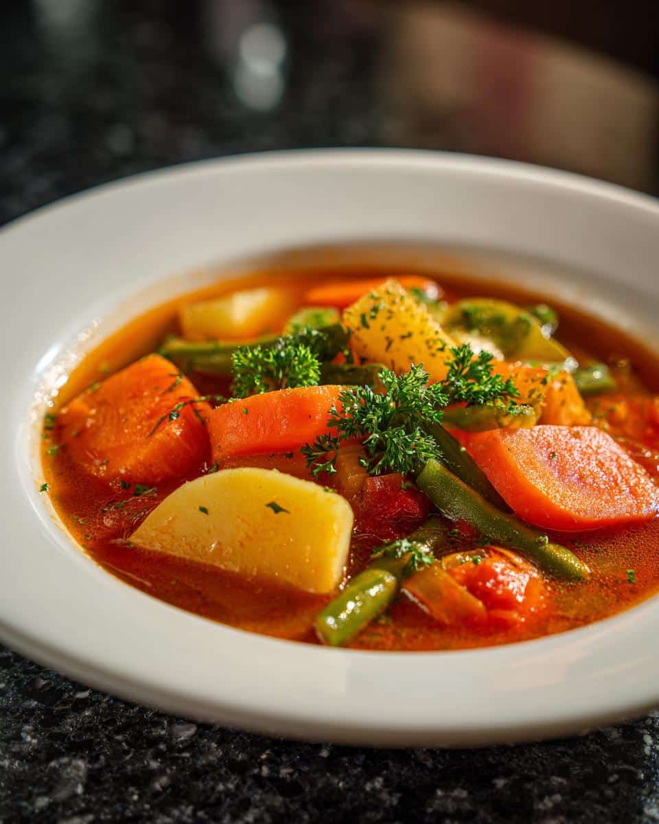 Classic vegetable soup - detail 4