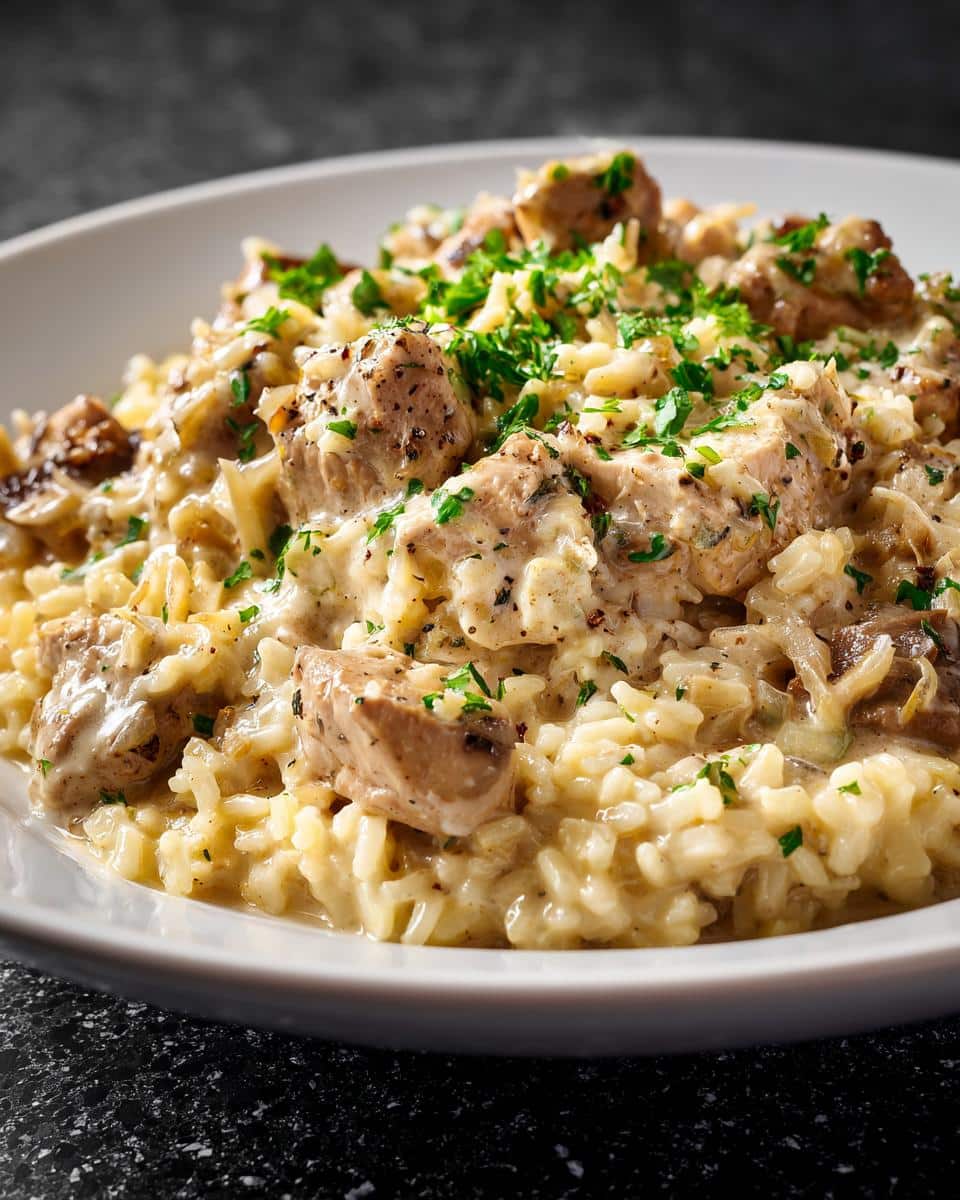 Creamy chicken and rice - detail 2