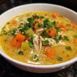 Creamy chicken soup