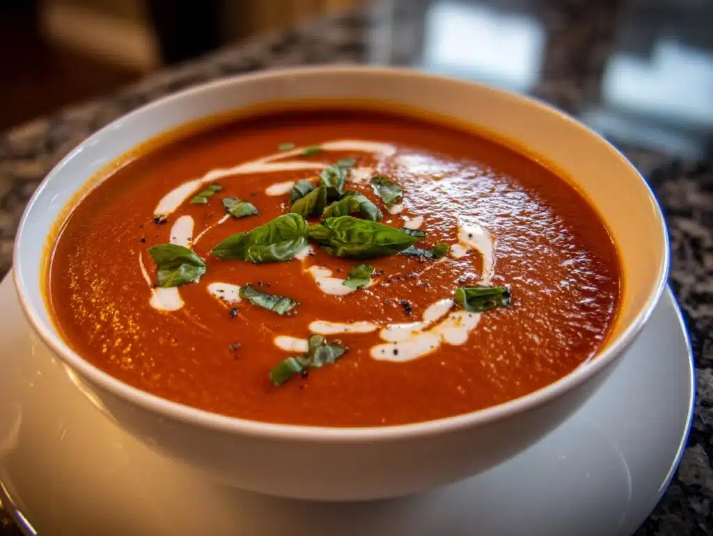 Creamy tomato soup