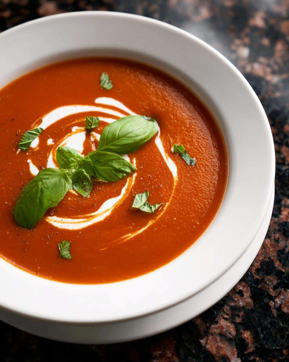 Creamy tomato soup - detail 2