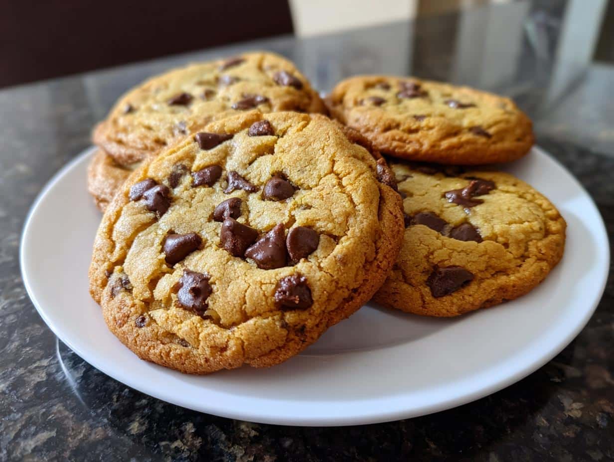 Crispy chocolate chip cookies - detail 2