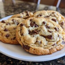 15-Minute Crispy Chocolate Chip Cookies - Childhood Bliss