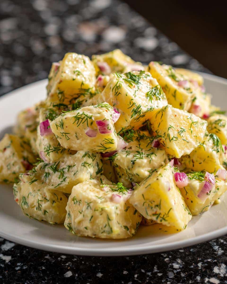 Dill potato salad - detail 1