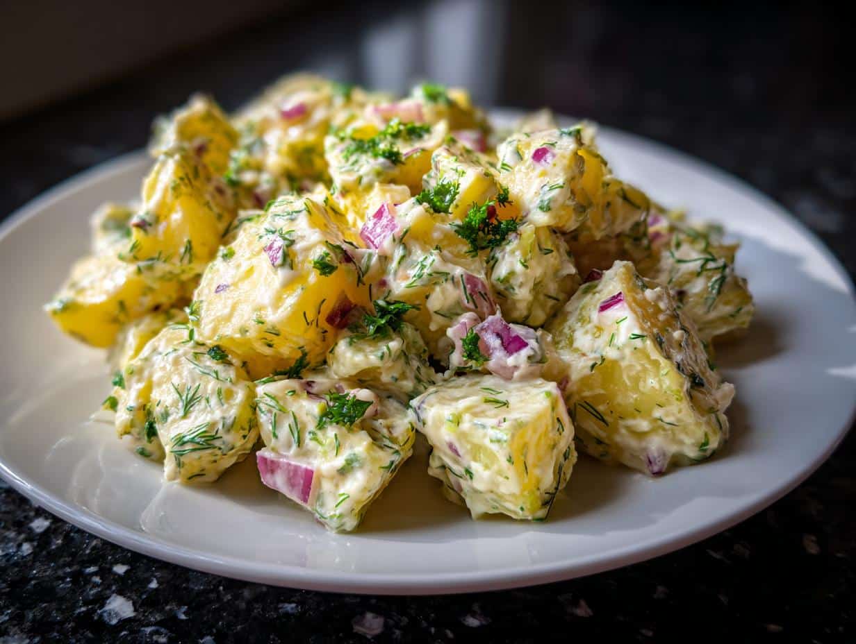 Dill potato salad - detail 4