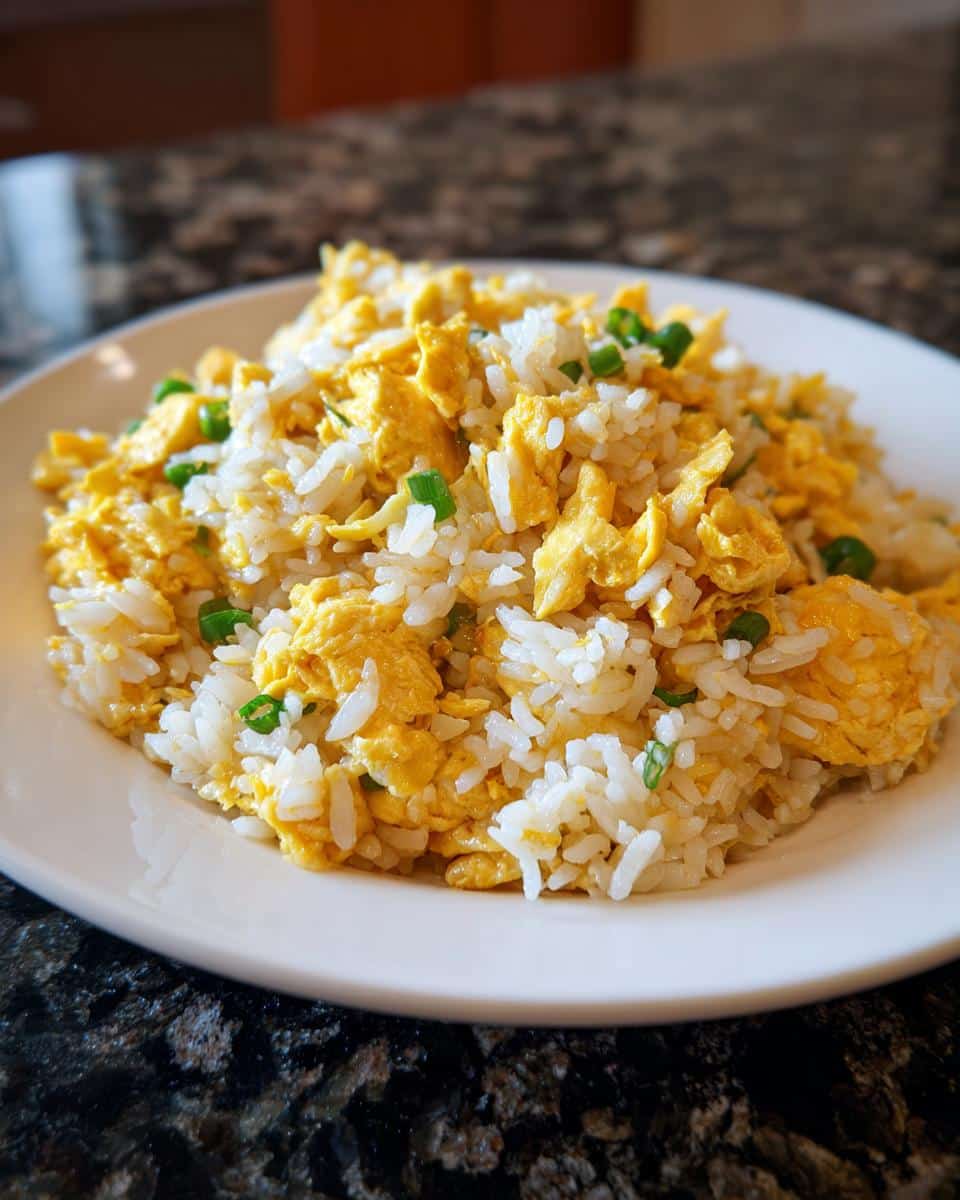 Egg fried rice - detail 1