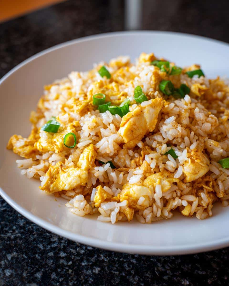 Egg fried rice - detail 2