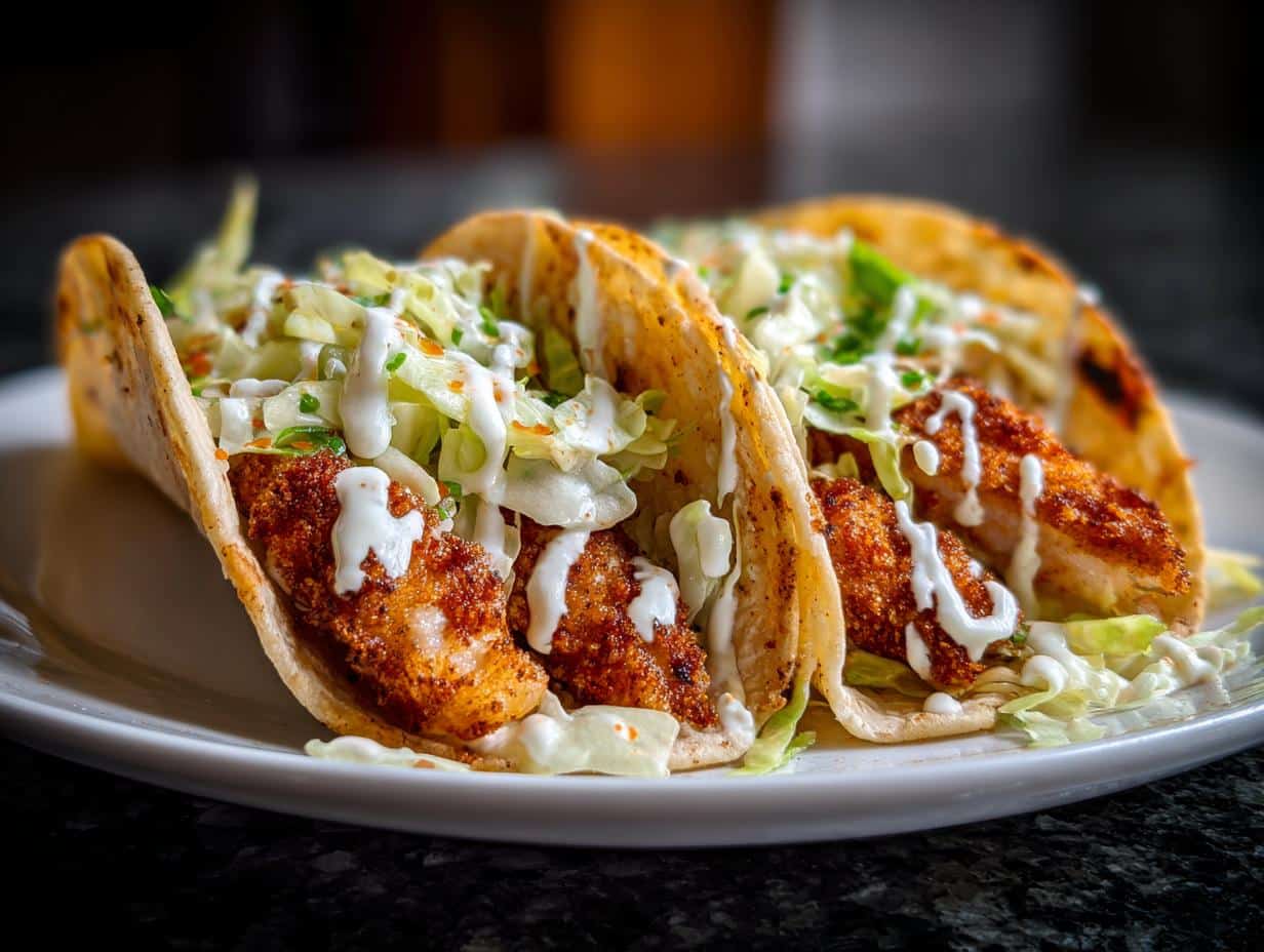 Fish tacos - detail 2