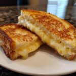 Garlic butter grilled cheese