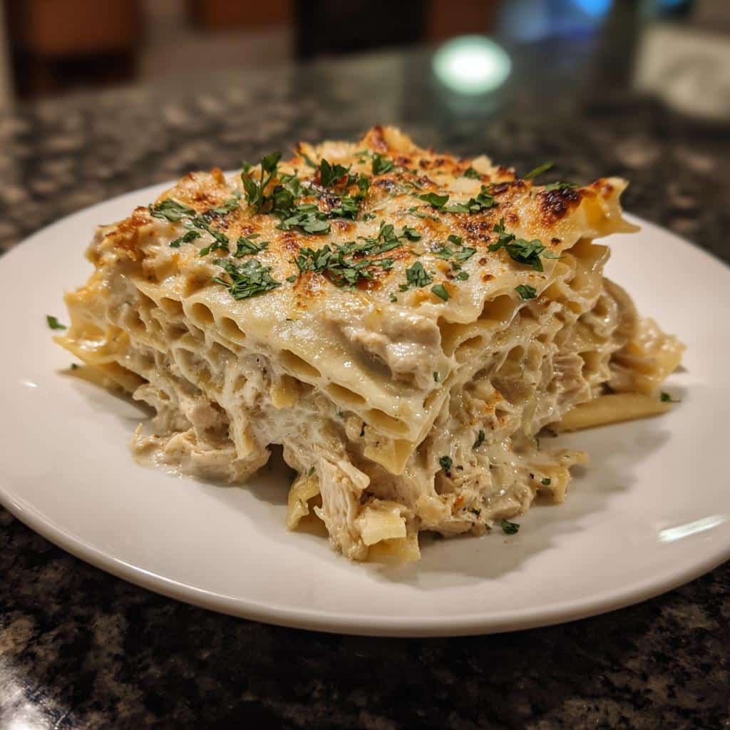 Garlic chicken Alfredo - detail 2