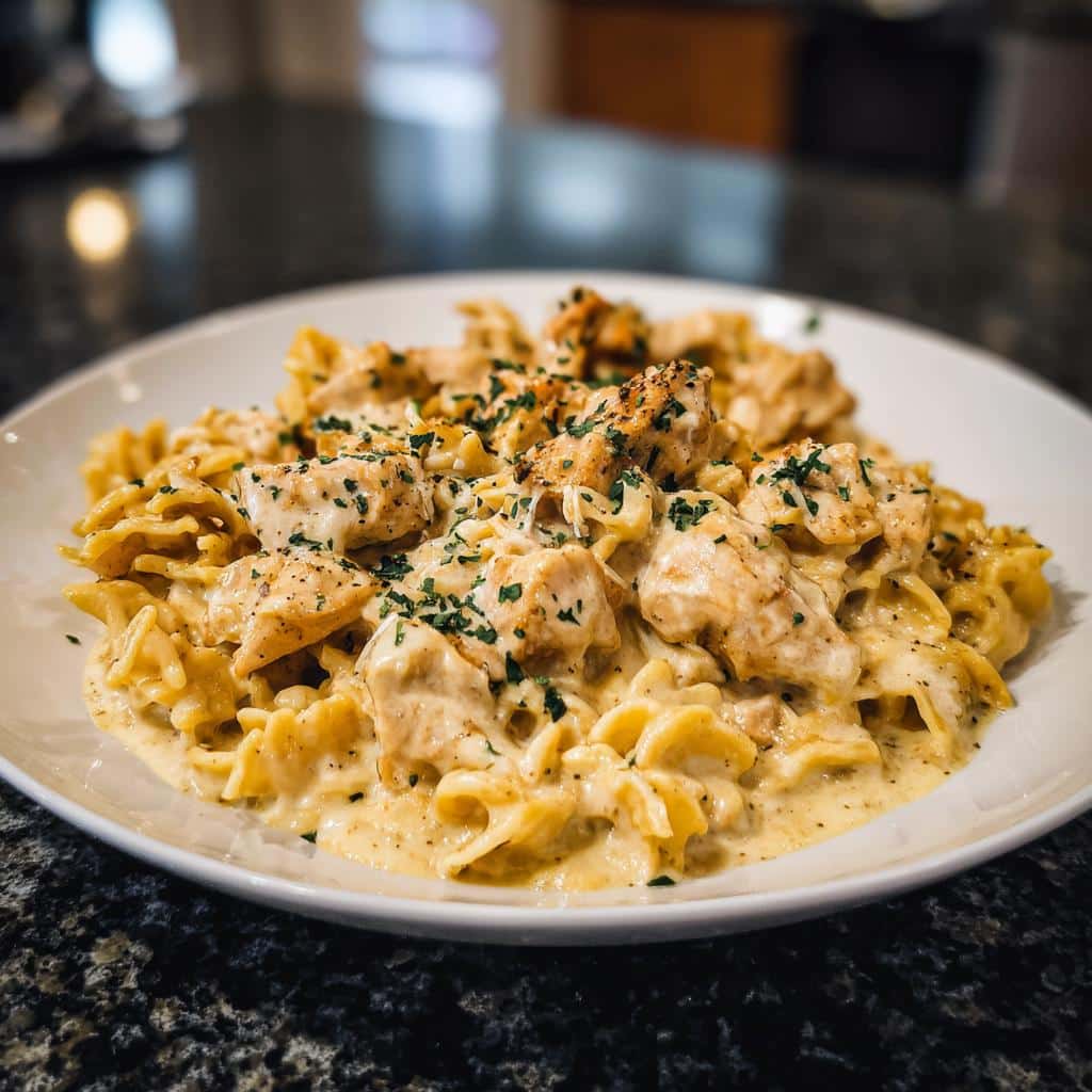 Garlic chicken Alfredo - detail 3