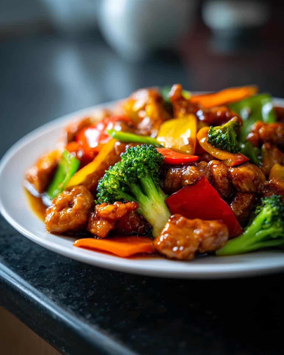 Garlic chicken stir fry - detail 1