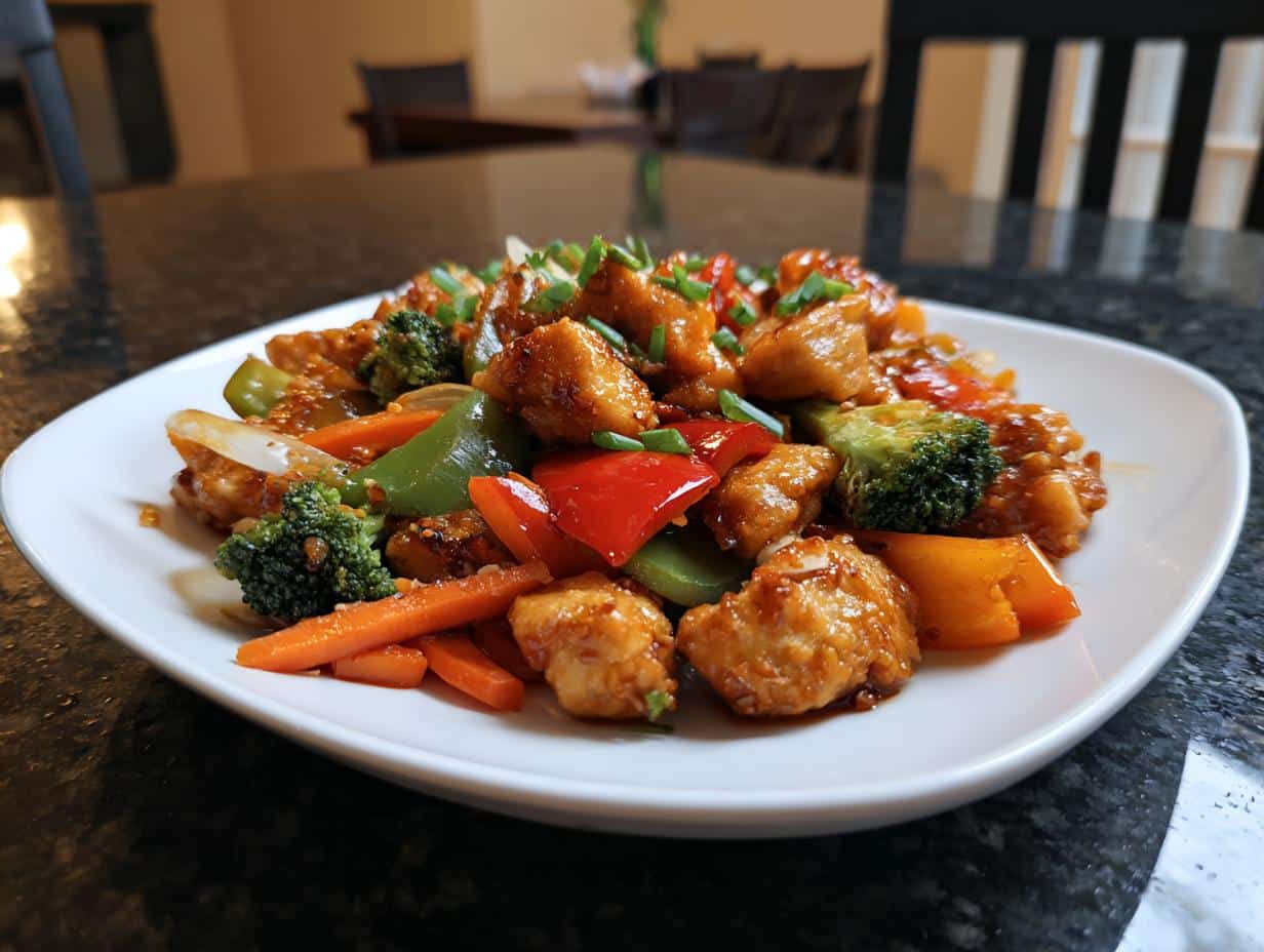 Garlic chicken stir fry - detail 3