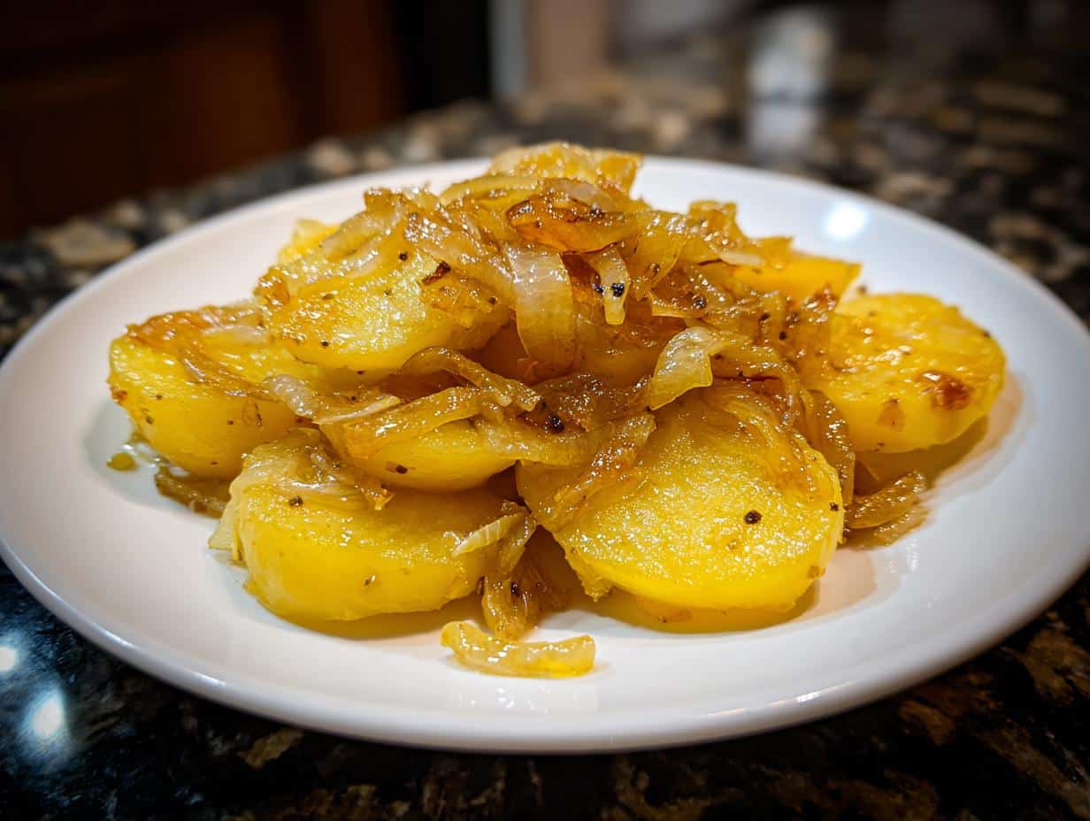 German potato salad - detail 2