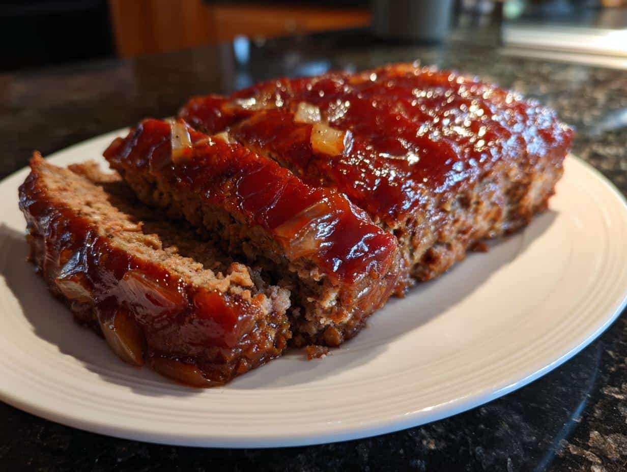 Glazed meatloaf - detail 2