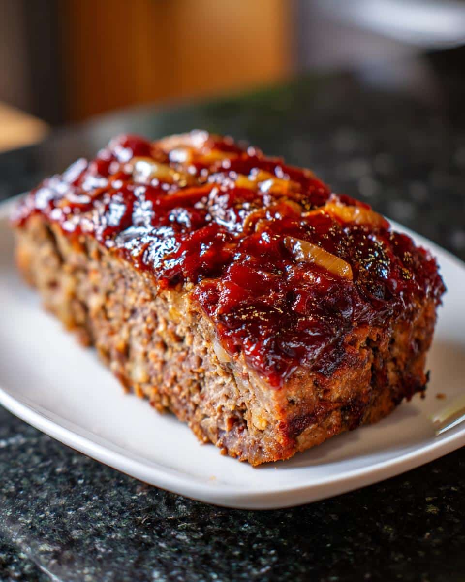 Glazed meatloaf - detail 3