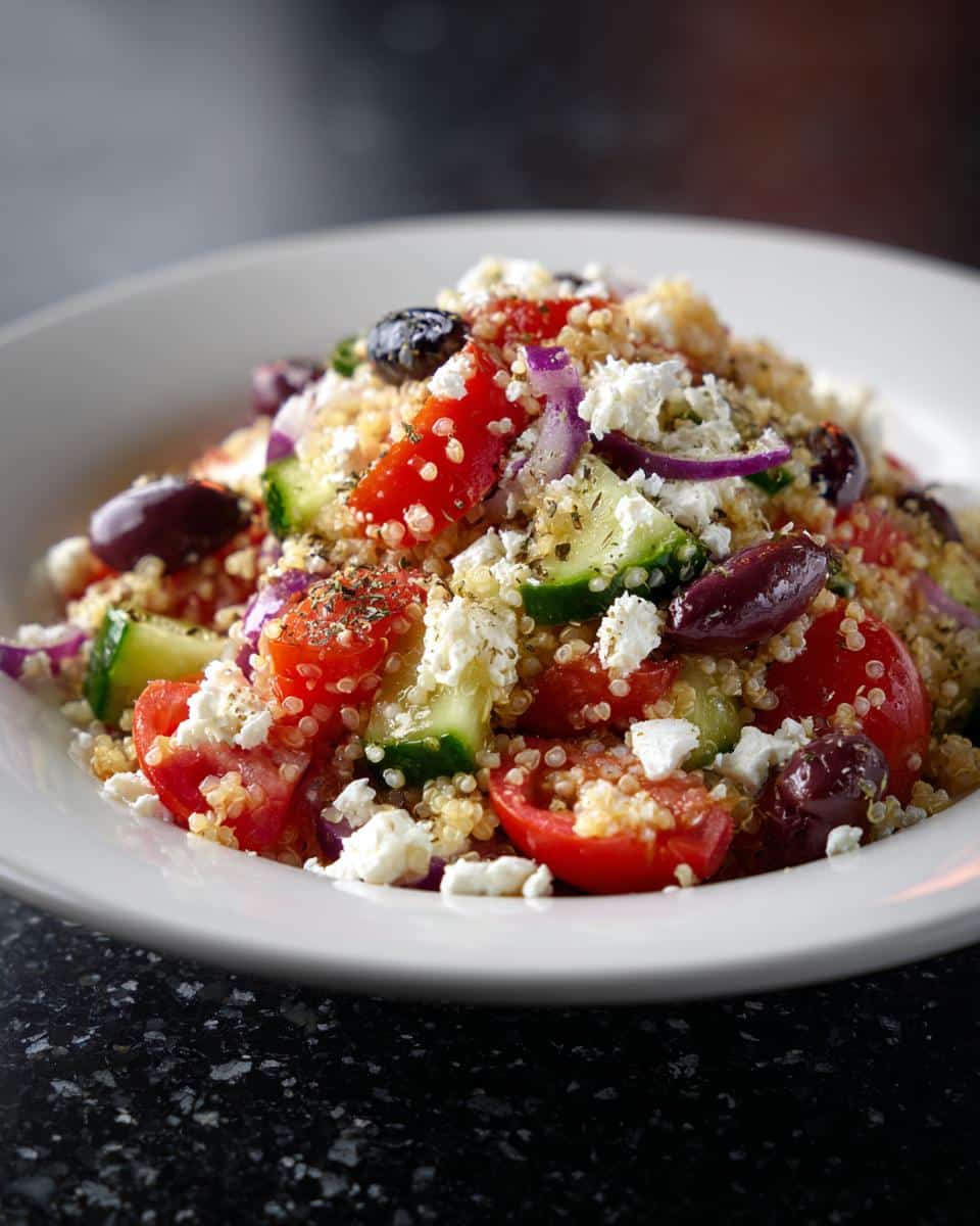 Greek quinoa salad - detail 2