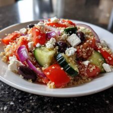 Greek Quinoa Salad: 15-Minute Mediterranean Magic