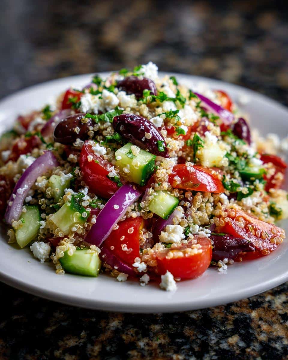 Greek quinoa salad - detail 3