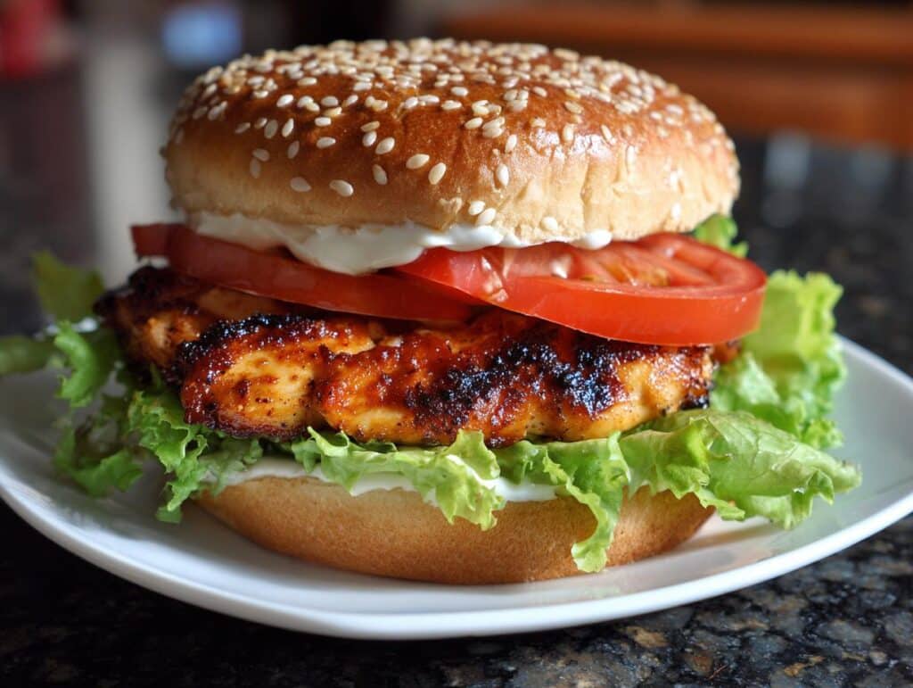 Grilled Chicken Burger