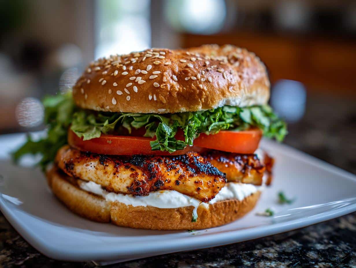 Grilled Chicken Burger - detail 3