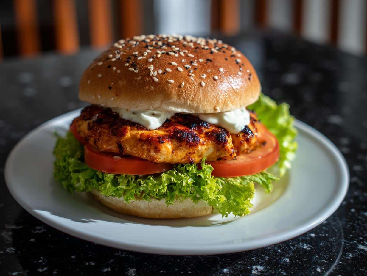 Grilled Chicken Burger - detail 4