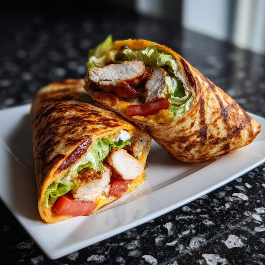 Grilled chicken wrap - detail 2