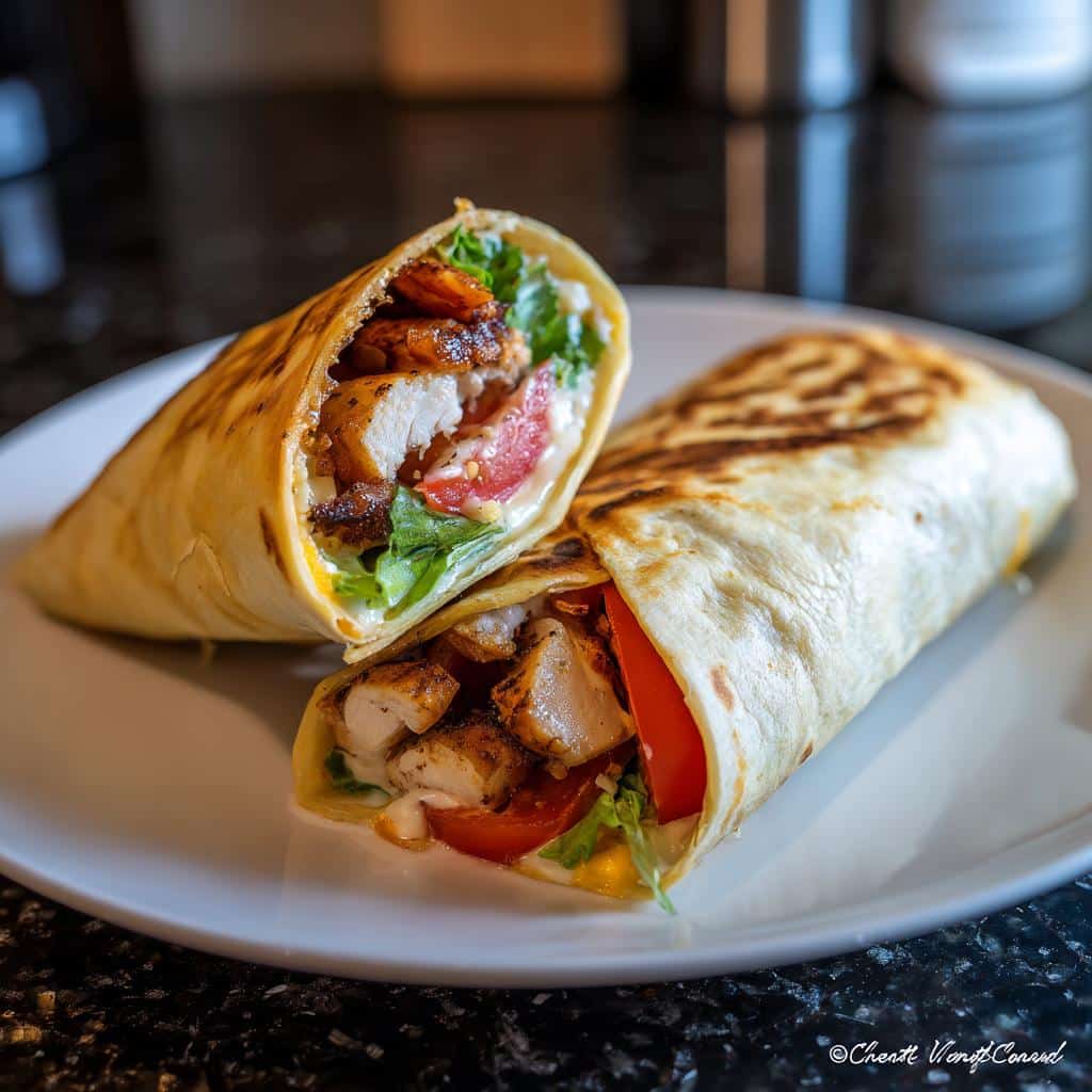 Grilled chicken wrap - detail 3