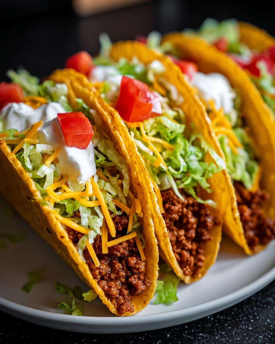 Ground beef tacos - detail 2