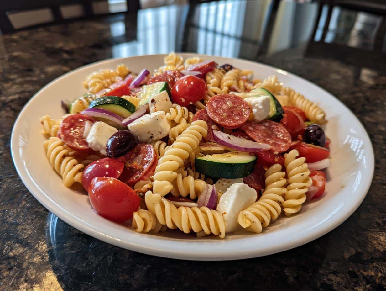 Italian pasta salad - detail 3