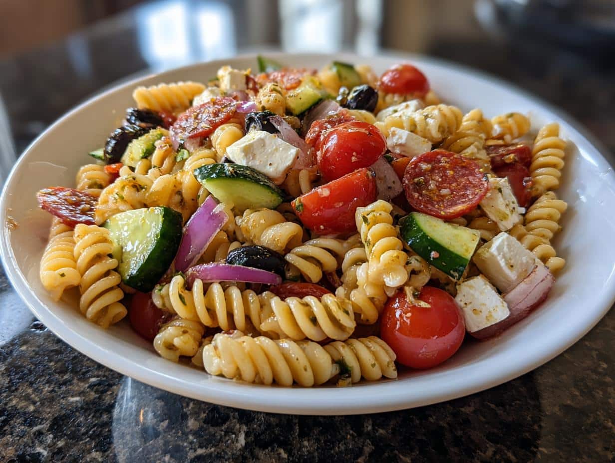 Italian pasta salad - detail 4