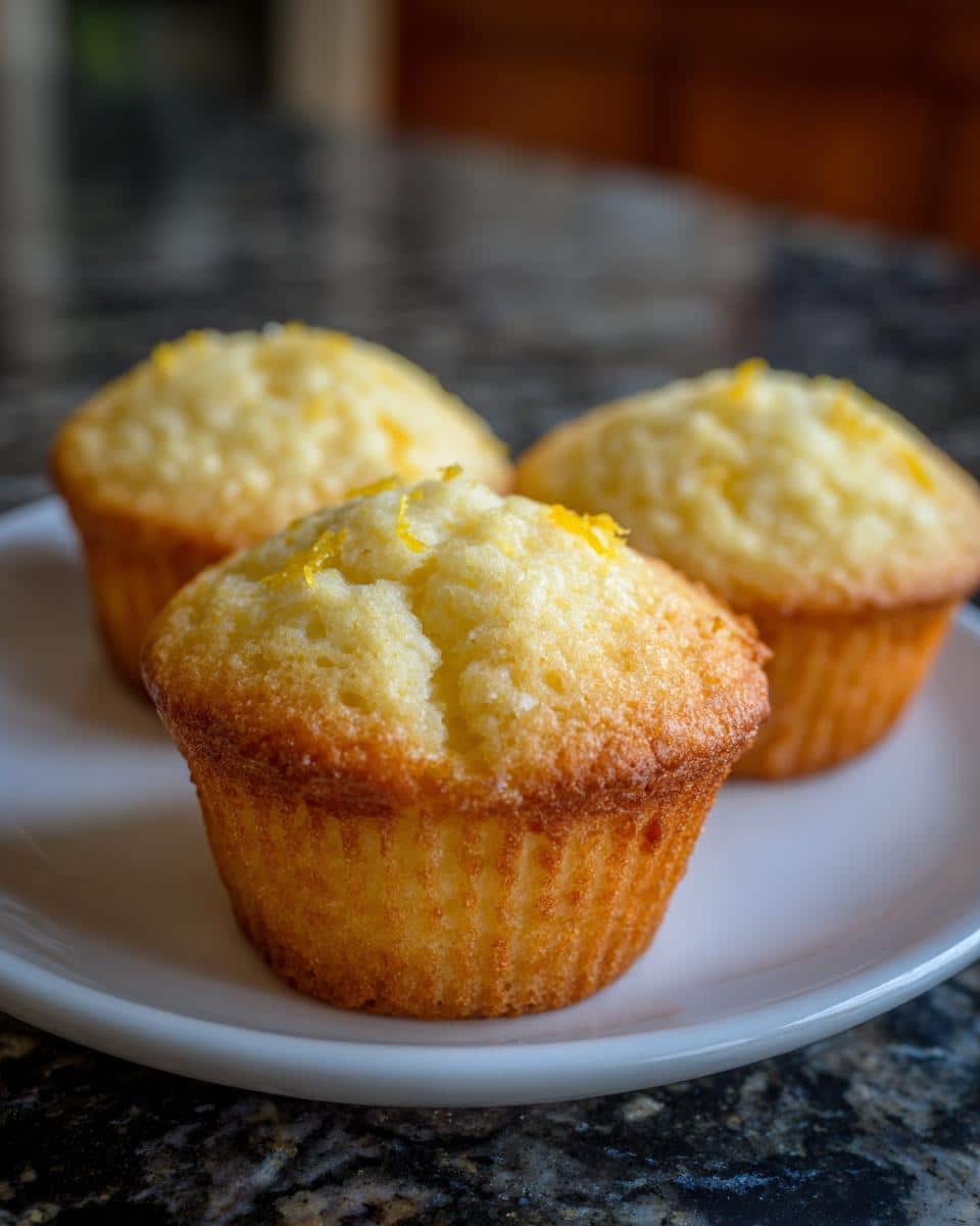 Lemon muffins - detail 1