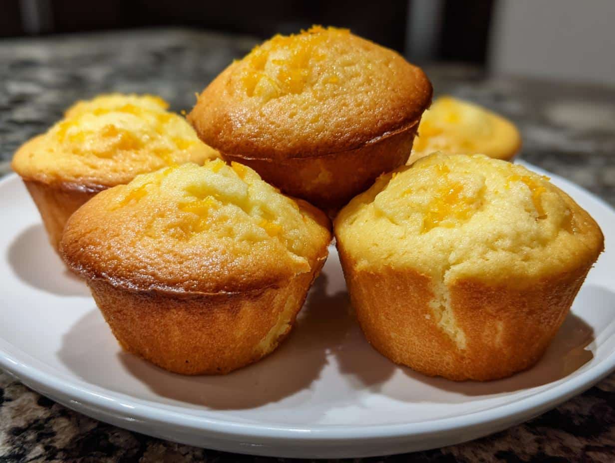 Lemon muffins - detail 3