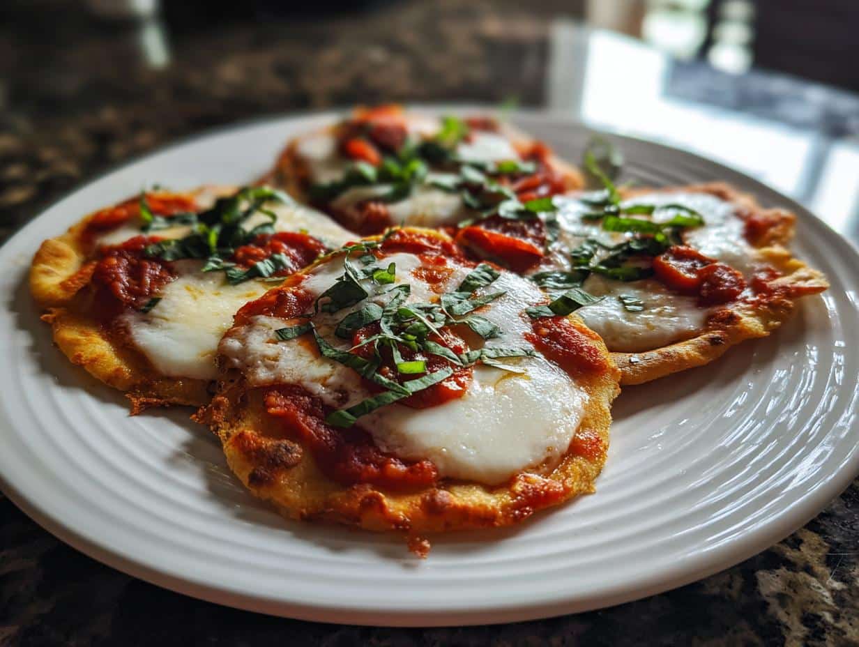 Margherita flatbread