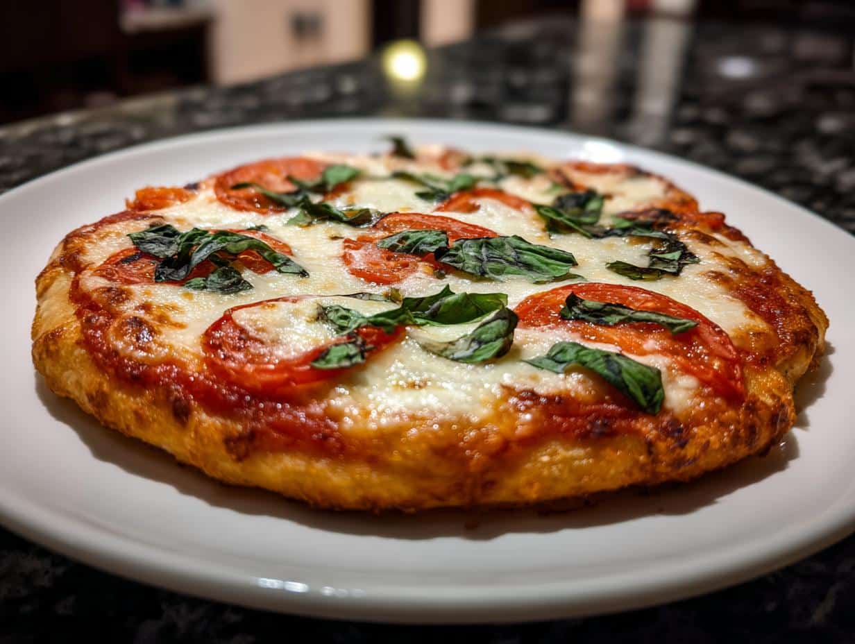 Margherita pizza - detail 2