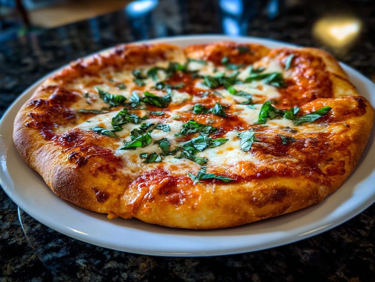 Margherita pizza - detail 3