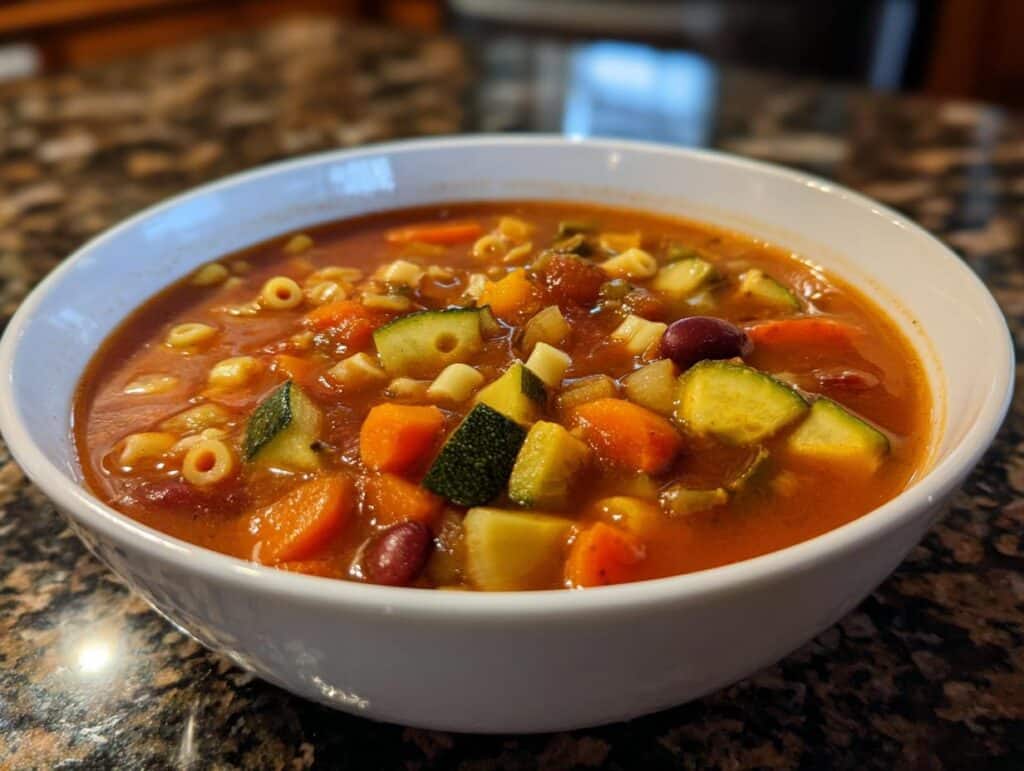 Minestrone soup
