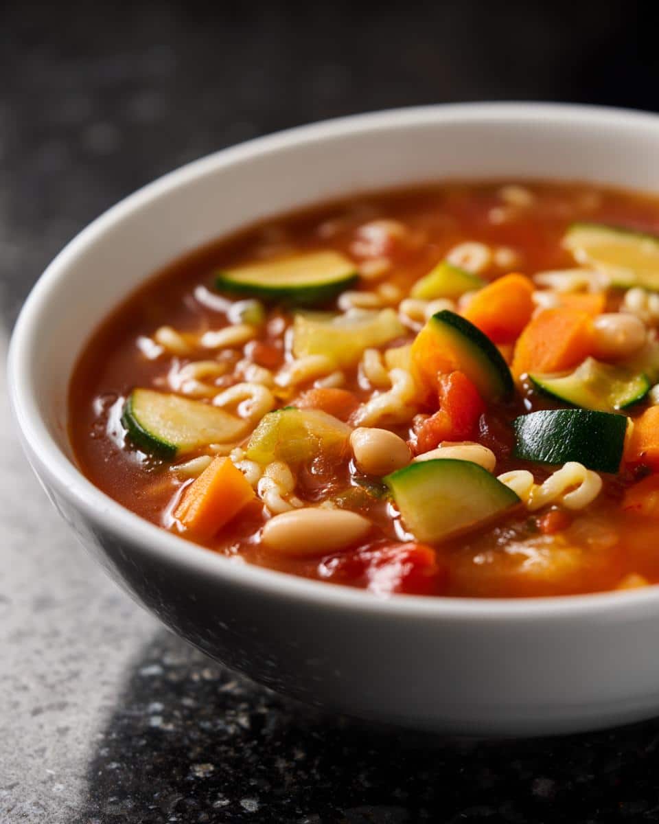 Minestrone soup - detail 4