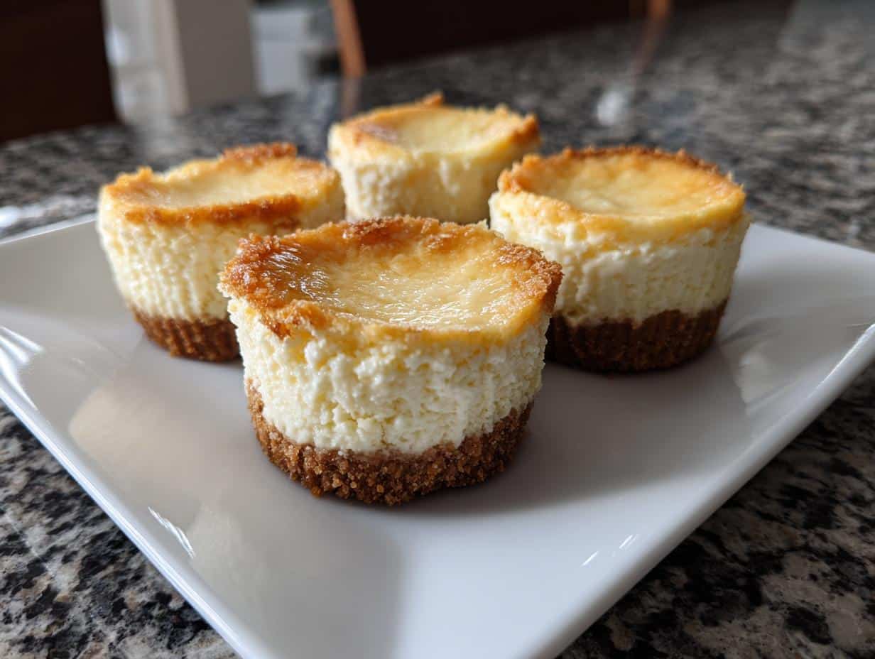 Mini cheesecakes - detail 1