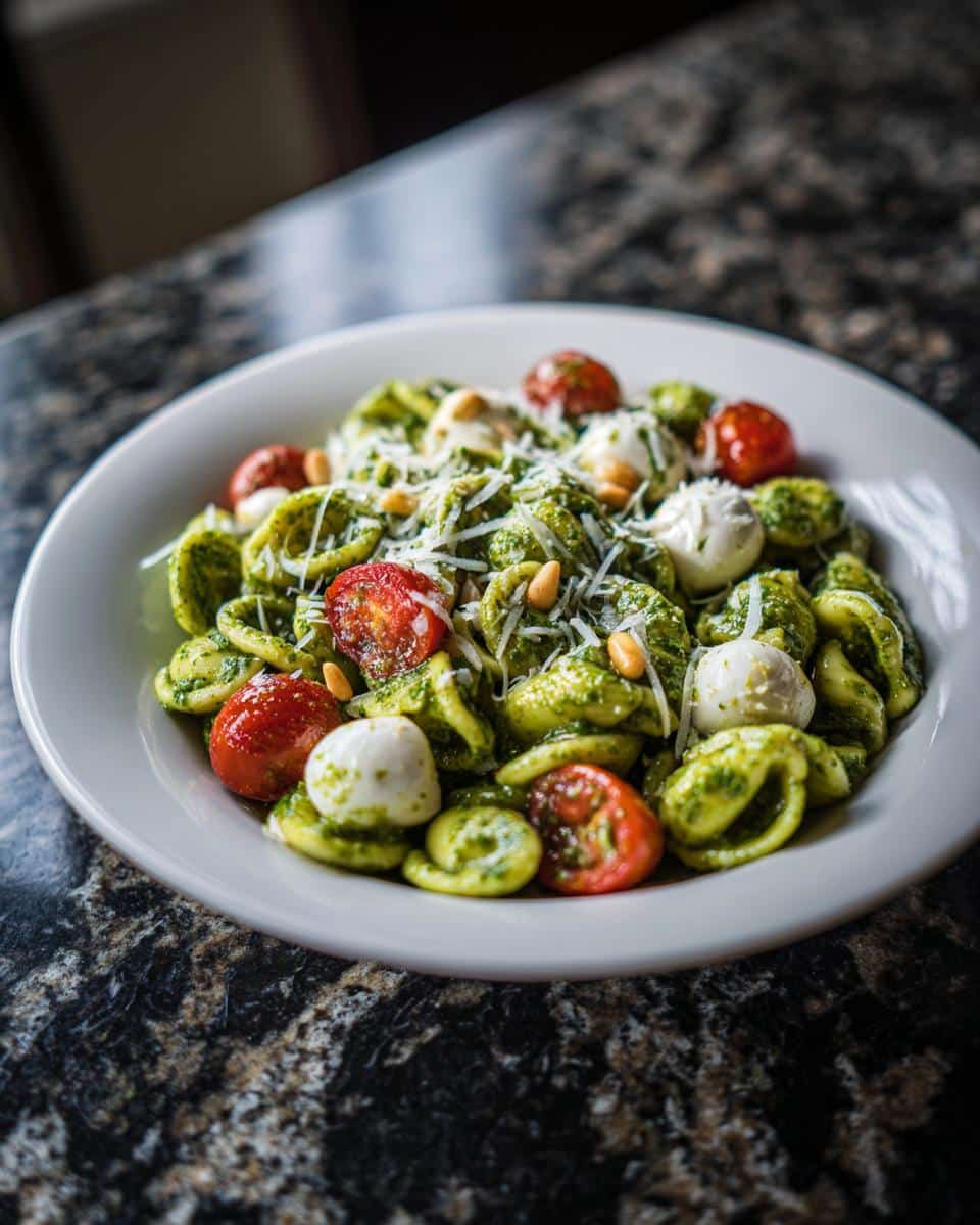 Pesto pasta salad - detail 4
