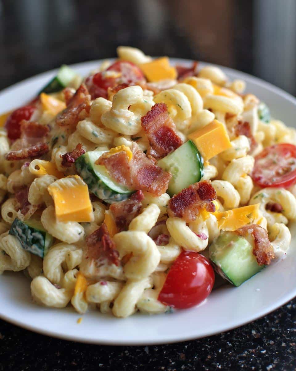 Ranch pasta salad - detail 2