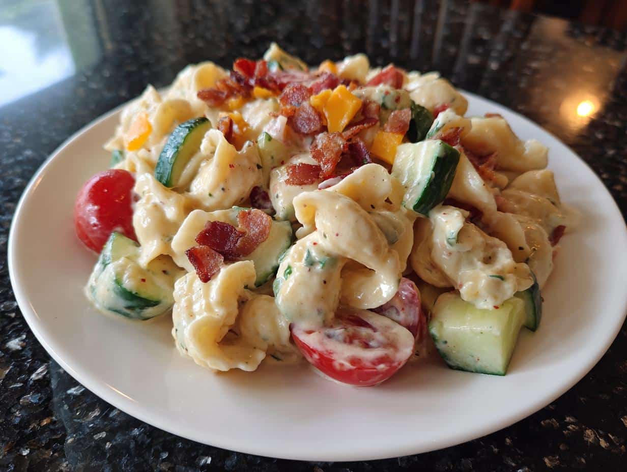 Ranch pasta salad