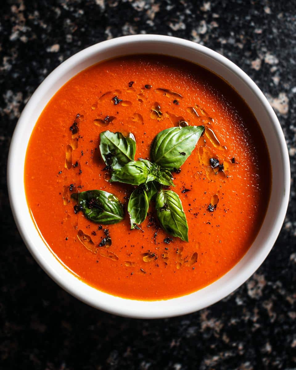 Roasted tomato soup - detail 3